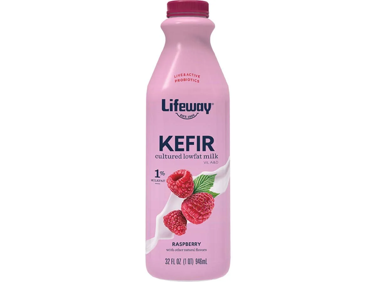 LIFEWAY KEFIR RASPBERRY LOW FAT 32OZ