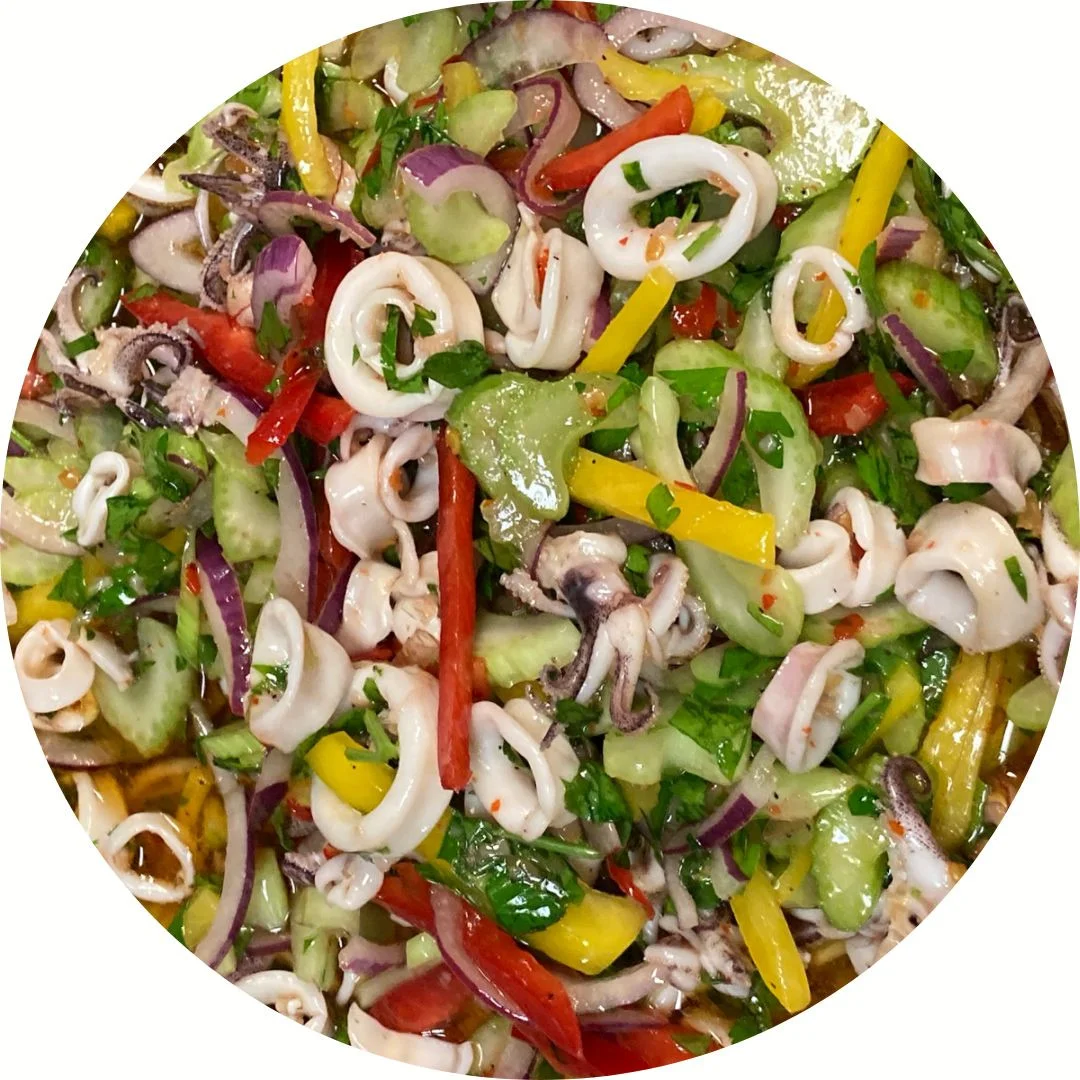 MEDITERRANEAN CALAMARI SALAD