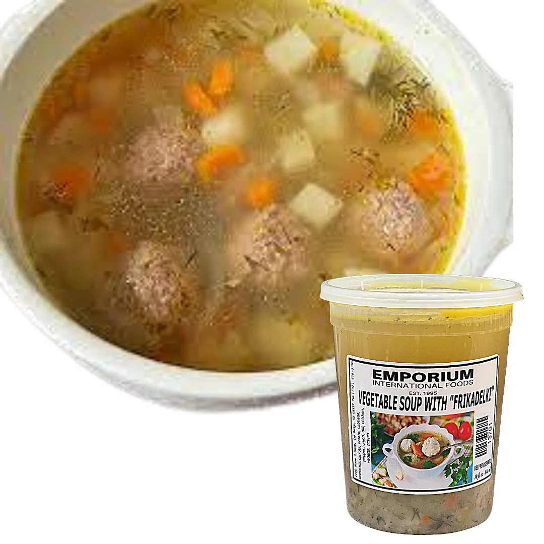 VEGETABLE SOUP WITH MEATBALLS 30 oz