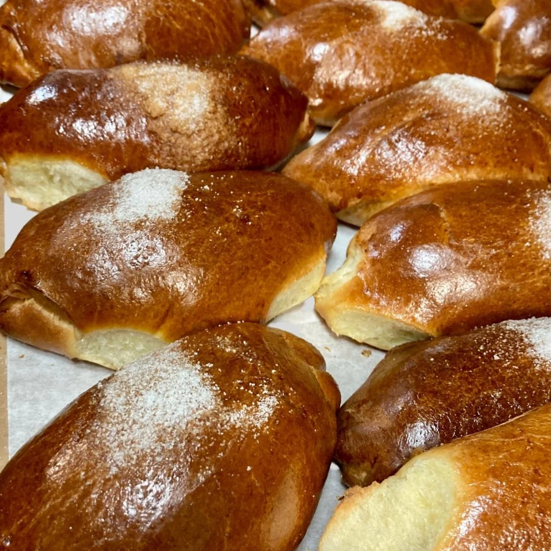 BAKED PIROGIES WITH CHERRY