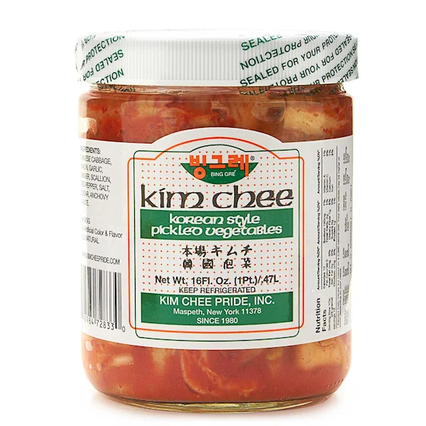 KIM CHEE KOREAN STYLE 16OZ GLASS JAR