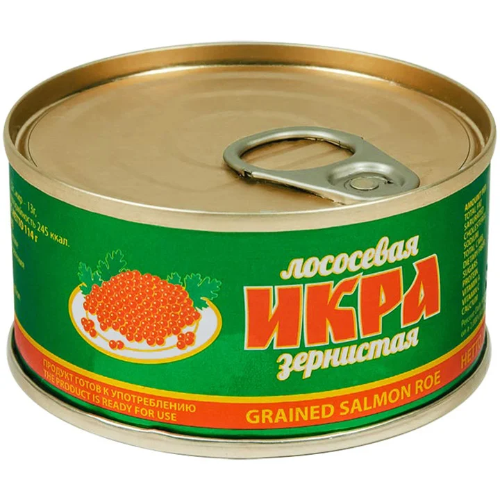 GRAINED SALMON RED CAVIAR 114G