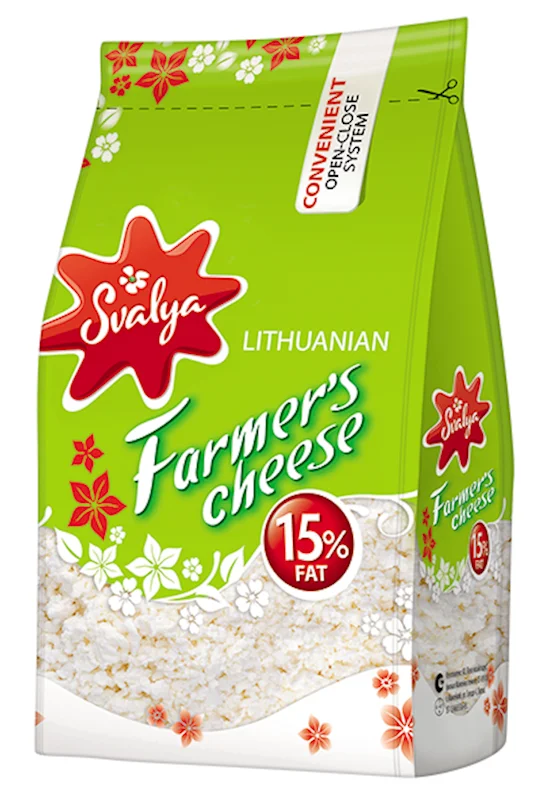 SVALYA FARMER CHEESE 15% 370GR