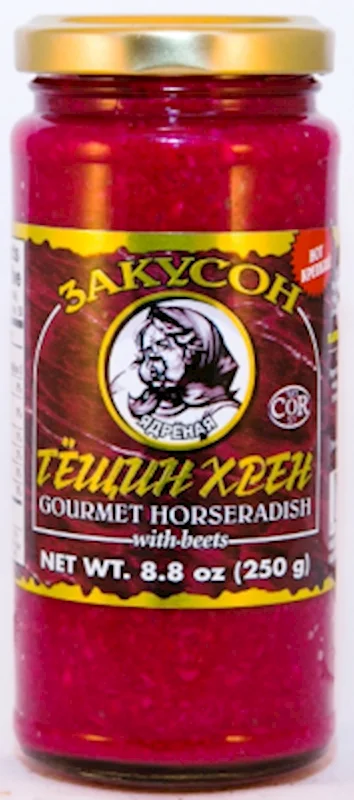 ZAKUSON HORSERADISH WITH BEETS   8.8OZ