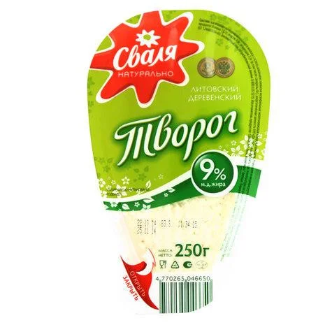 SVALYA FARMER CHEESE 9% 250GR