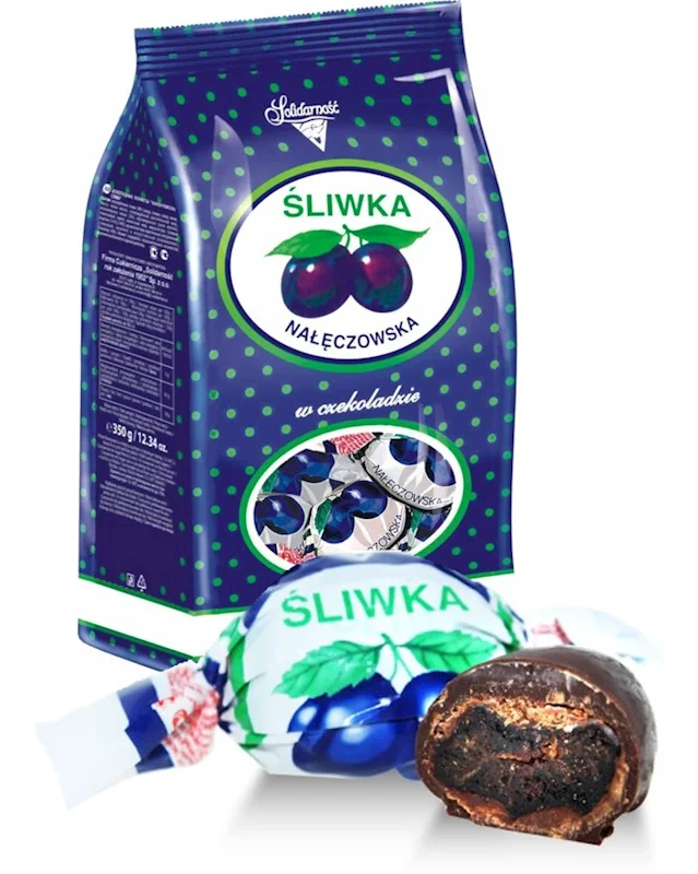 CANDY PLUM IN CHOCOLATE 350GR BAG