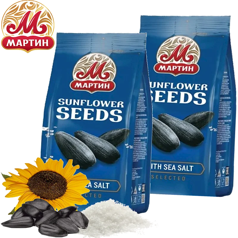 MARTIN SUNFLOWER SEEDS SEA SALT 500 GR