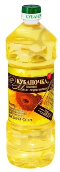 KUBANOCHKA SUNFLOWER RAFINATED OIL 1L