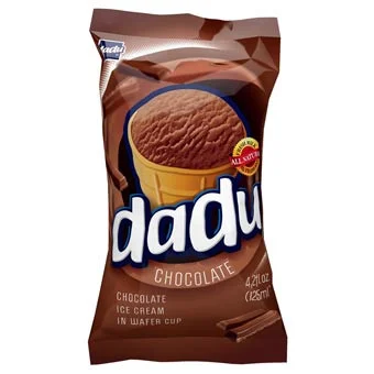 DADU CHOCOLATE ICE CREAM IN WAFFLE CUP 120ml