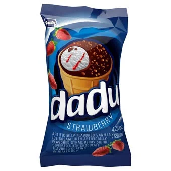 DADU ICE CREAM STRAWBERRY 120ML