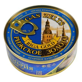 RIGA GOLD ATLANTIC MACKAREL IN OIL 240GR E/O