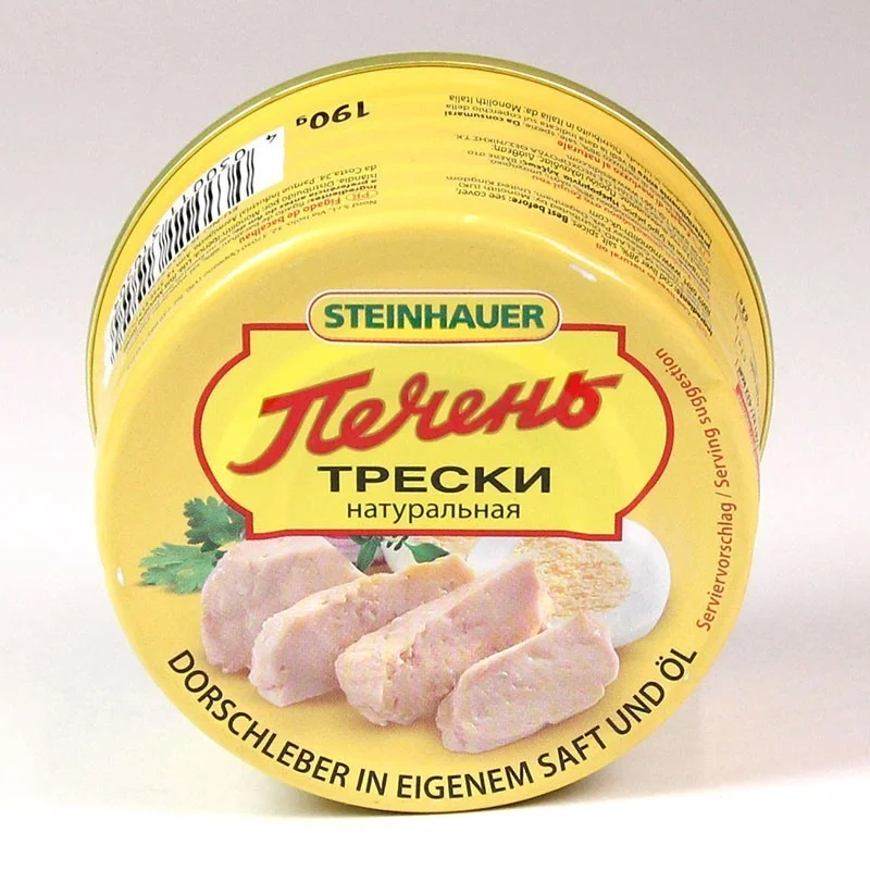STEINHAUER COD LIVER 190 GR EO