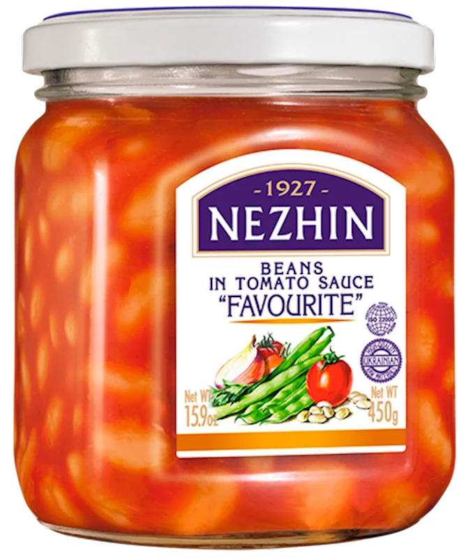 BEANS IN TOMATO SAUCE FAVOURITE 450GR NEZHIN