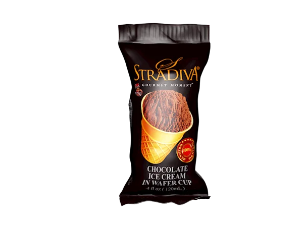 STRADIVA CHOCOLATE ICE CREAM IN WAFFLE CUP