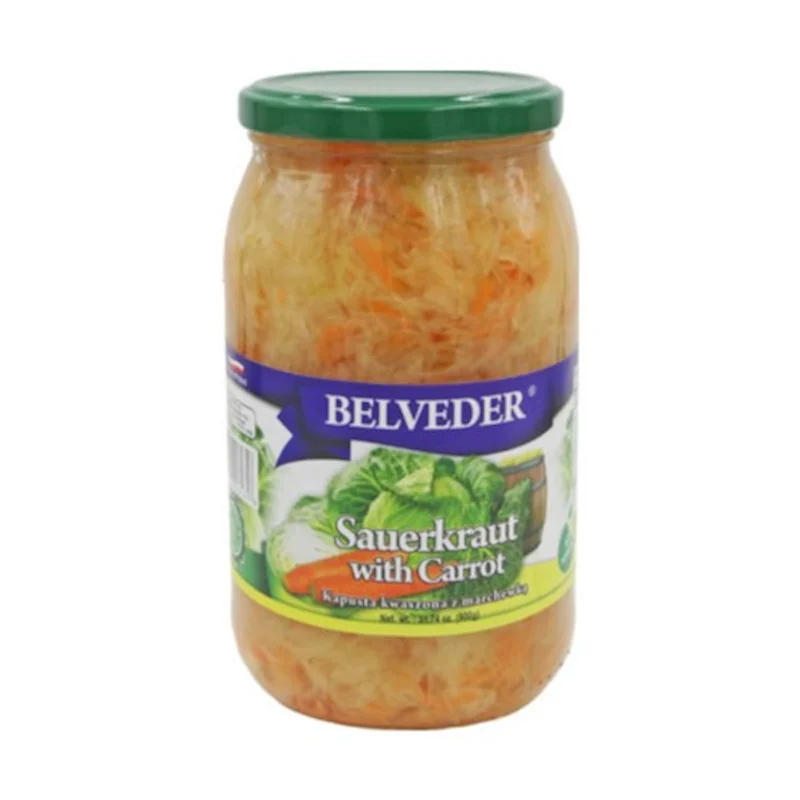 BELVEDER SAUERKRAUT WITH CARROT 900G