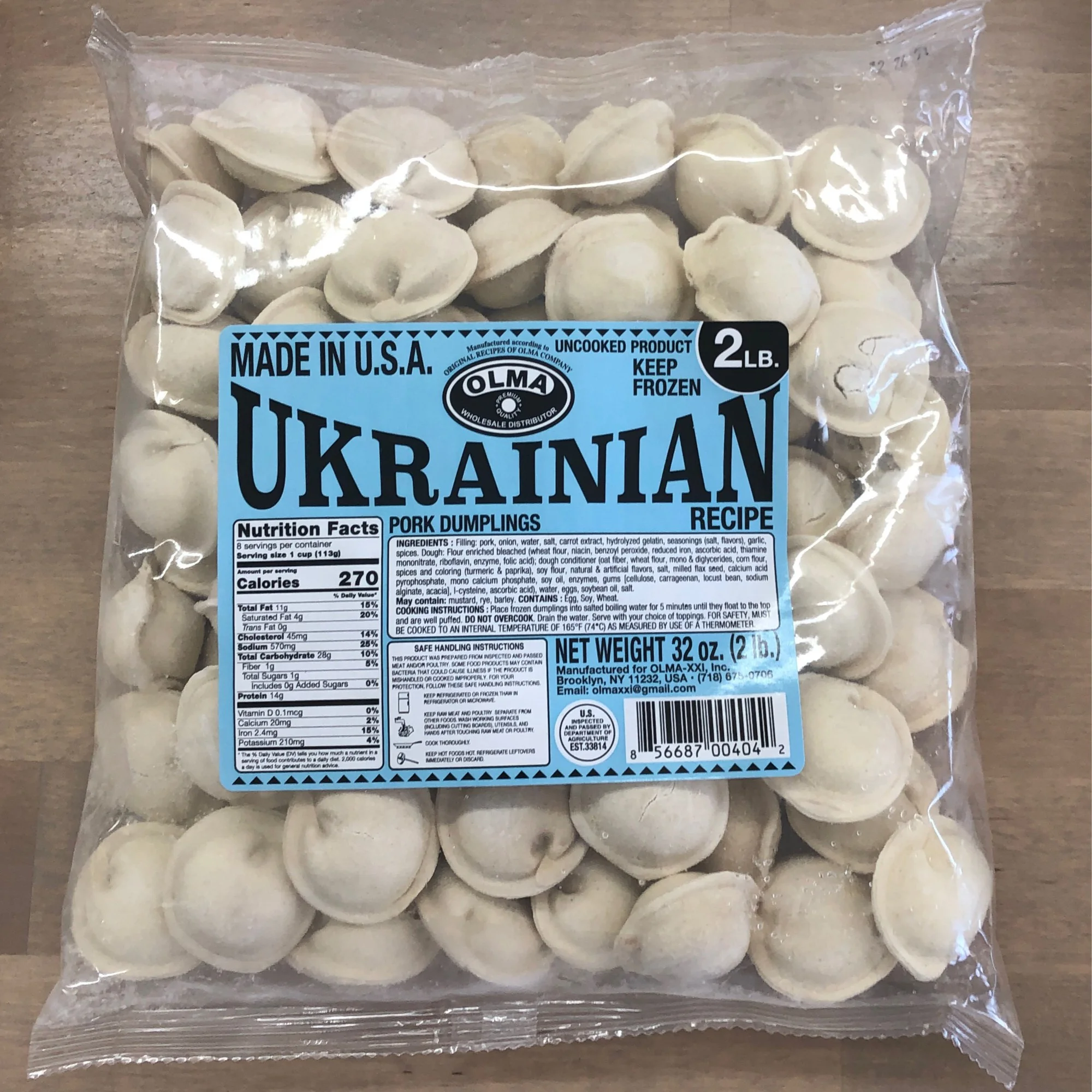 "OLMA" UKRAINIAN PELMENI 2LB