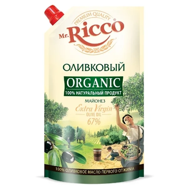 RICCO ORGANIC MAYONEZ EXTRA VIRGIN OLIVE OIL 800ML
