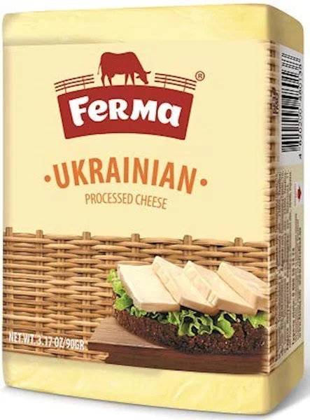 FERMA PROCESSED CHEESE "UKRAINIAN" 70G