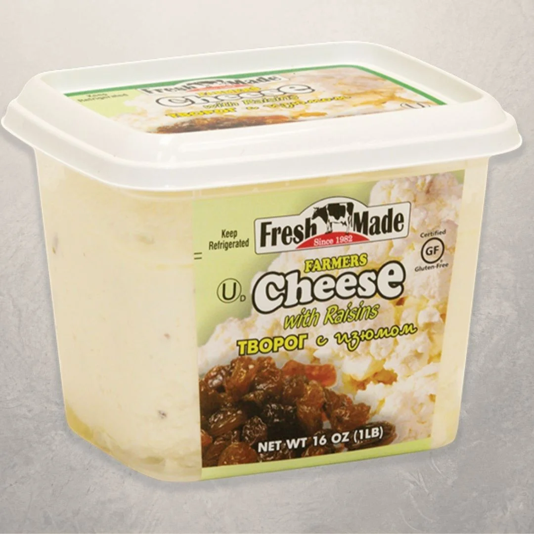 FRESH MADE TVOROG FARMER WITH RAISINS