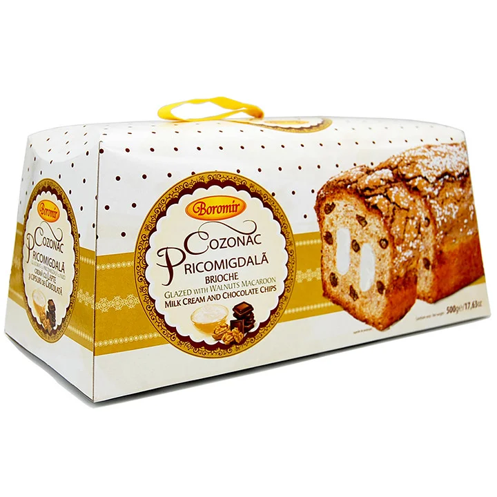 COZONAC WITH CHOCO CHIPS AND MILK CREAM 500G