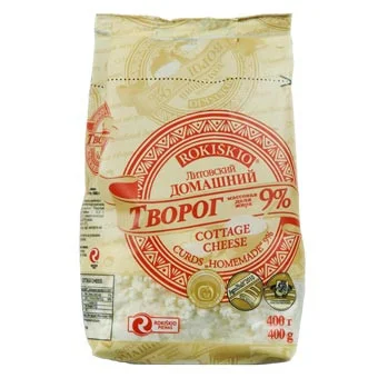 TVOROG ROKISKIO 9% 400GR