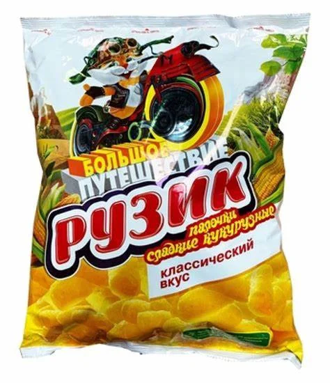 RUZIK PUFFED CORN STICKS 90G