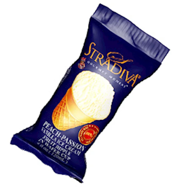 STRADIVA PEACH-PASION FRUIT ICE CREAM