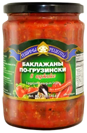 "TESHINI RECEPTI" EGGPLANT GEORGIAN STYLE 580GR