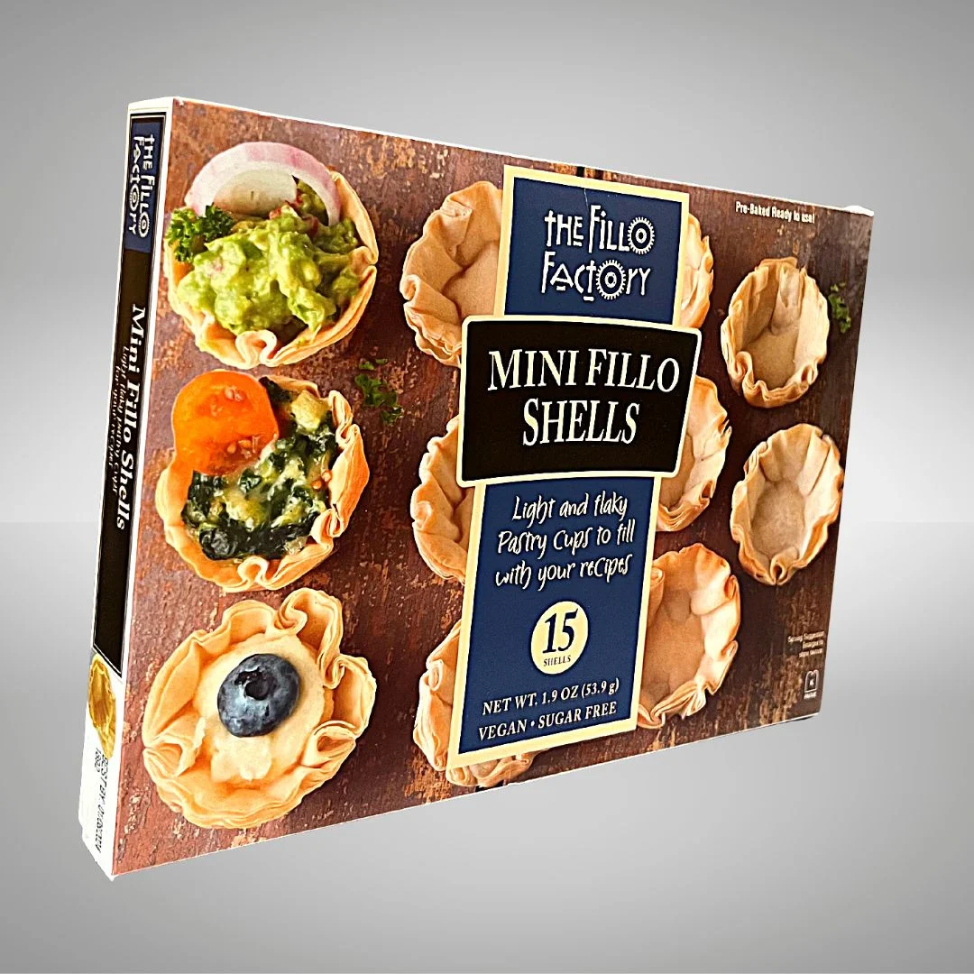 MINI FILLO SHELLS - 15 SHELLS 1.9OZ