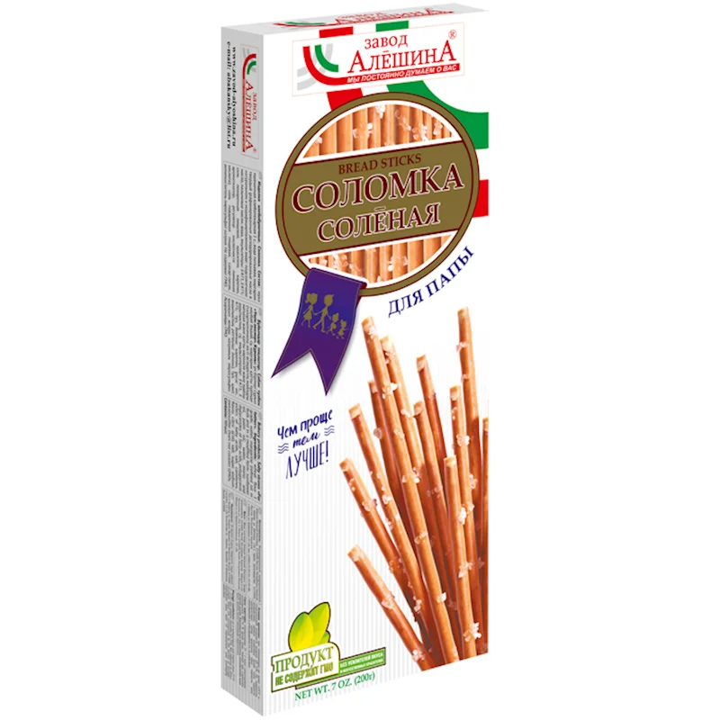 ALESHINA BREAD STICKS SALTED 200G