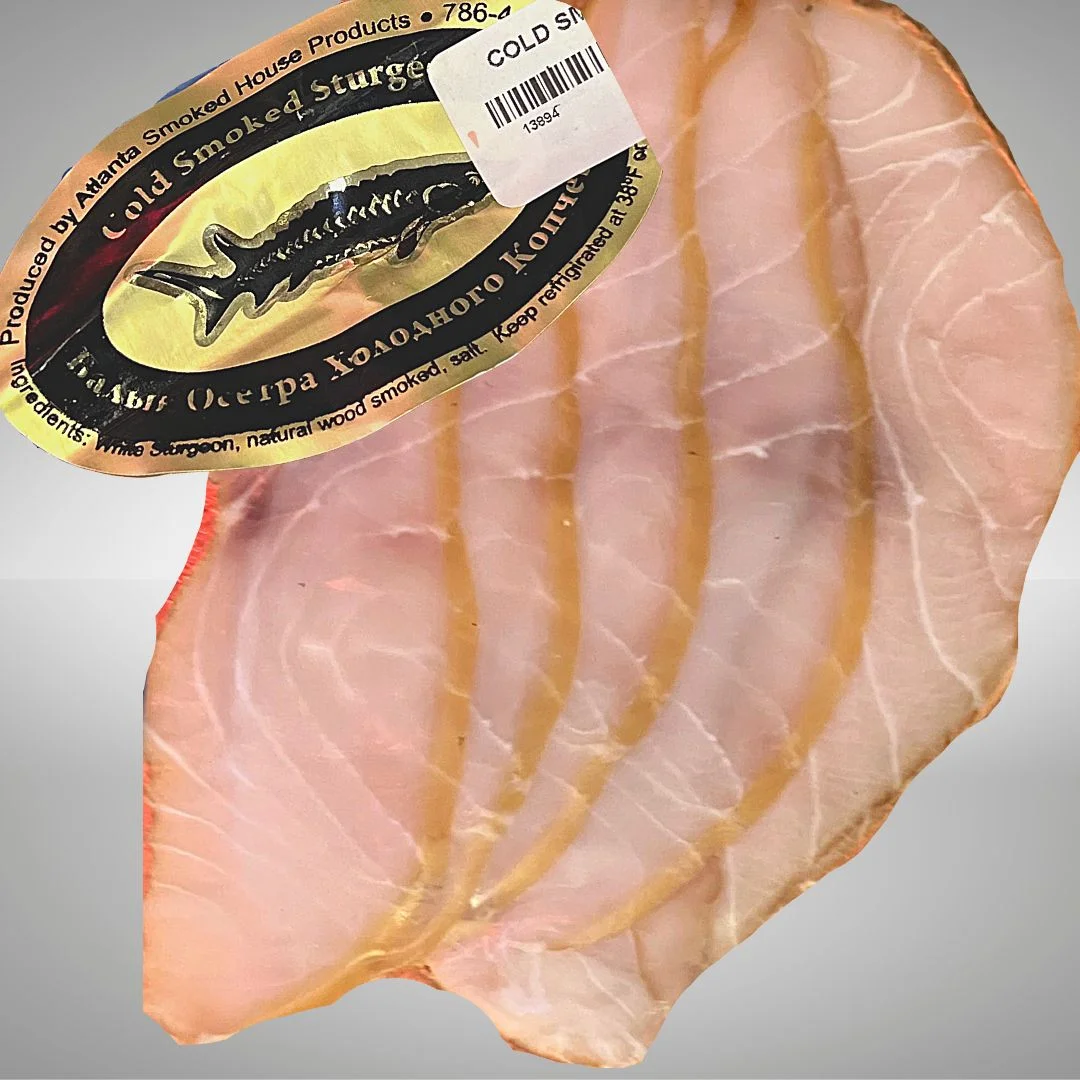COLD SMOKED STURGEON 4OZ