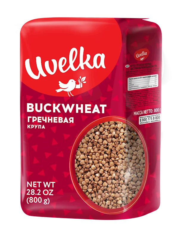 BUCKWHEAT EXTRA 800 GR UVELKA
