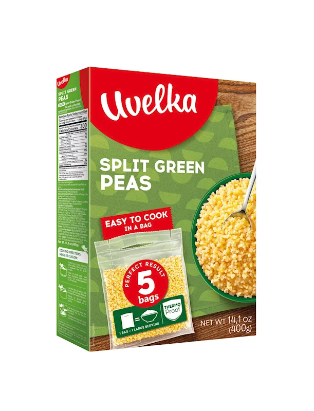 UVELKA SPLIT GREEN PEAS 5X80GR