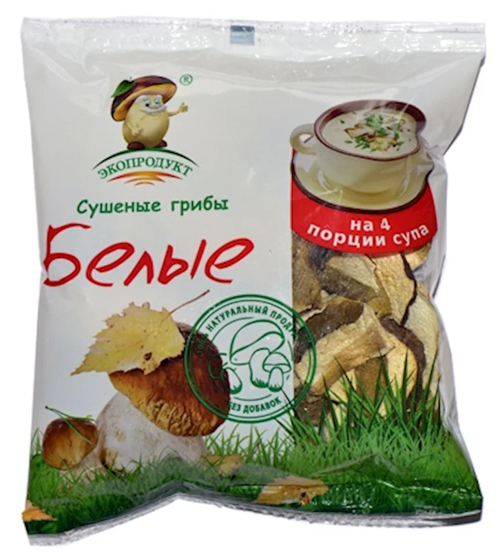 "EKOPRODUCT" DRIED WHITE MUSHROOMS 40G