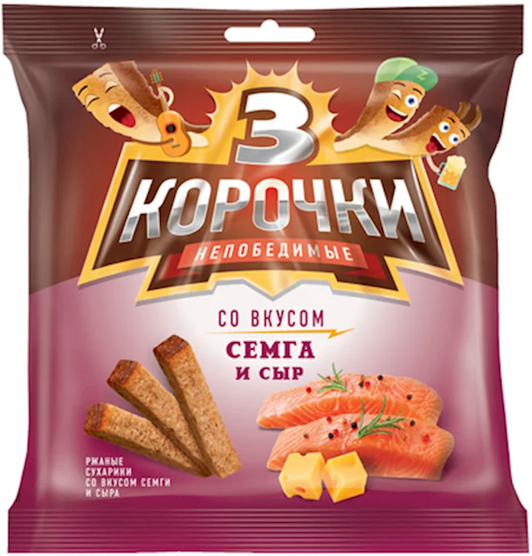 3 KOROCHKI SUHARY  100GR SIOMGA