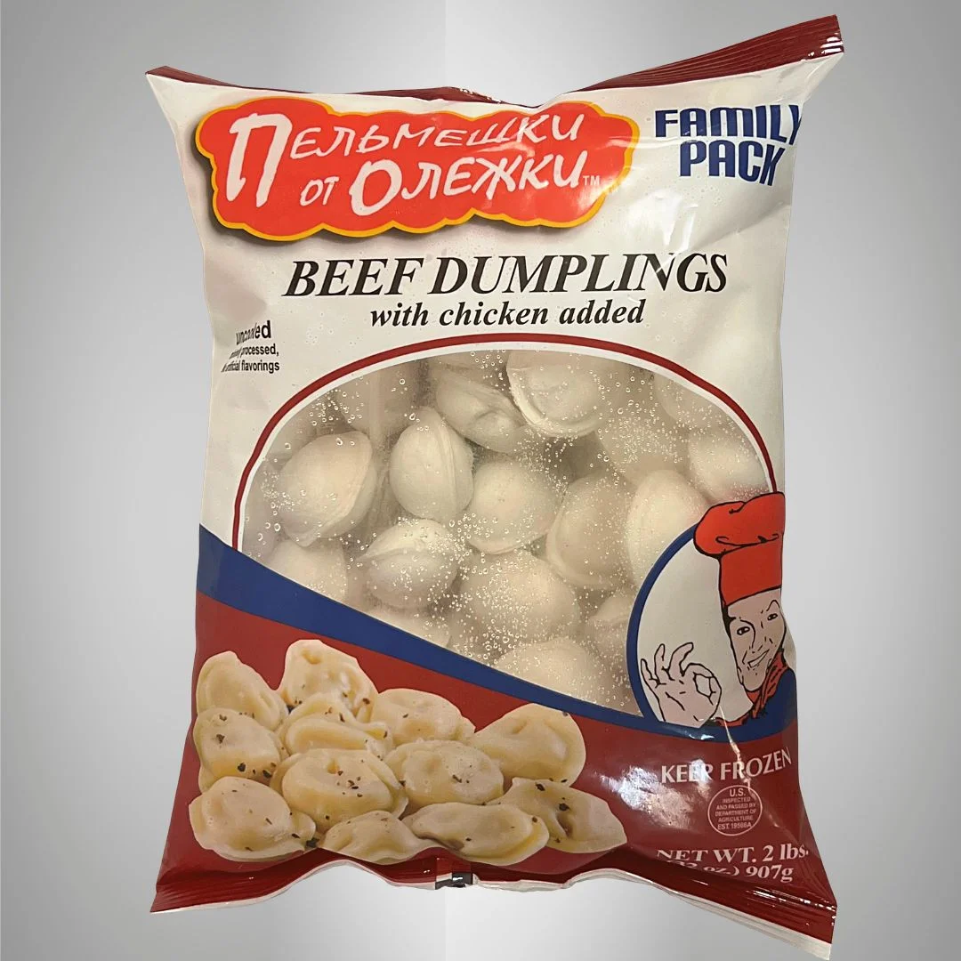 "PELMESHKI OT OLEZHKI" PELMENI BEEF 32OZ