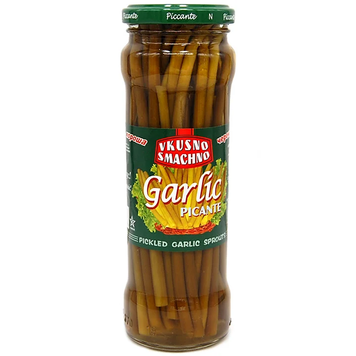 "VKUSNO SMACHNO" PICKELED GARLIC SPROUTS 370ML