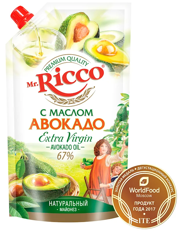 RICCO MAYONEZ WITH AVOCADO OIL 375GR
