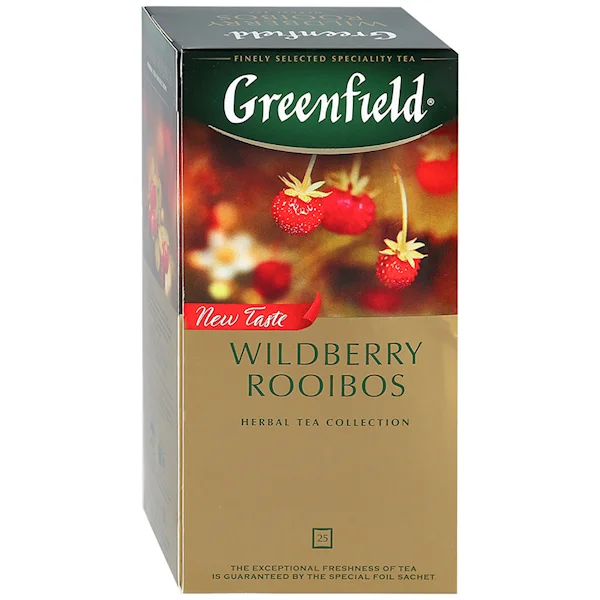 TEA WILDBERRY ROOIBOS 25 TB GREENFIELD