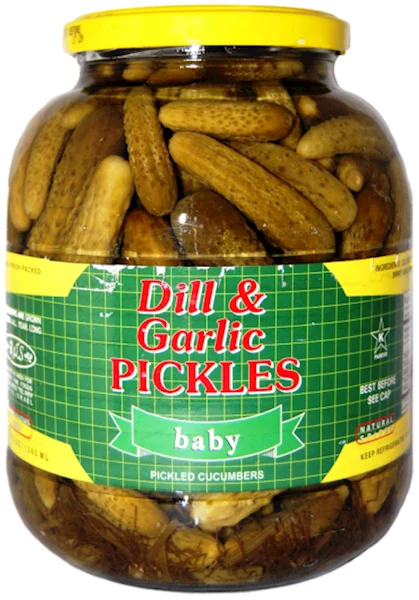 BABY DILL PICKLES AND GARLIC 1360ML RJS