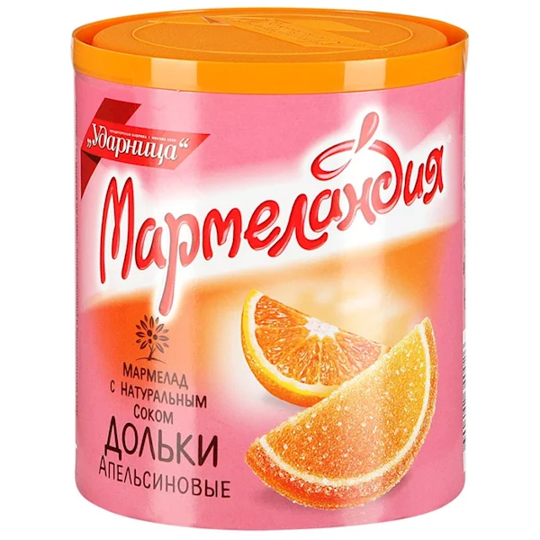 "UDARNITSA" MARMELAD ORANGE 250 GR