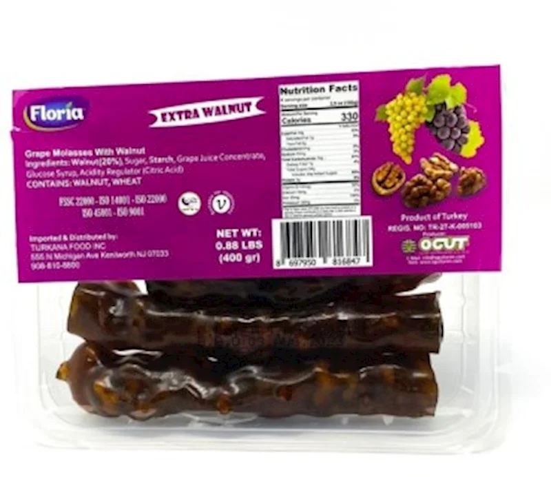 FLORIA GRAPE SAUSAGE WITH WALNUT 400G