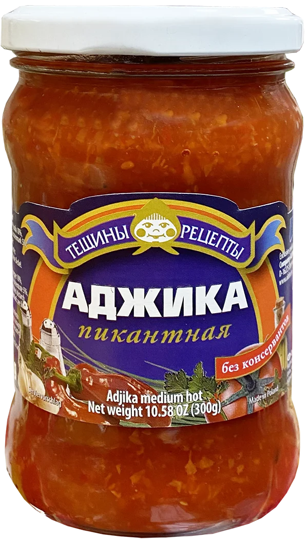 ADJIKA PIQUANT 300GR TESHINY RETSEPTY