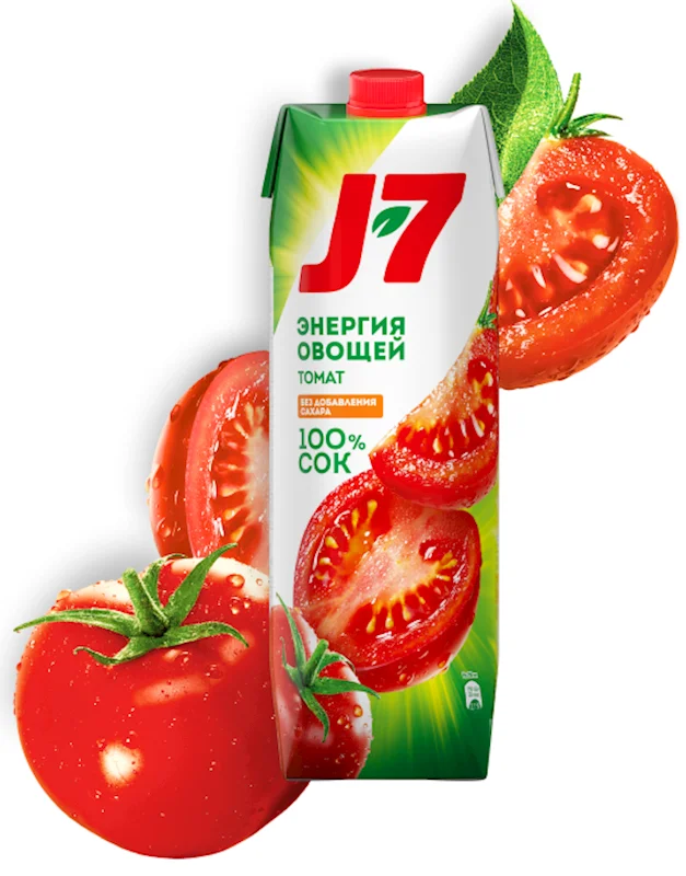 J7 TOMATO 100% JUICE 1L