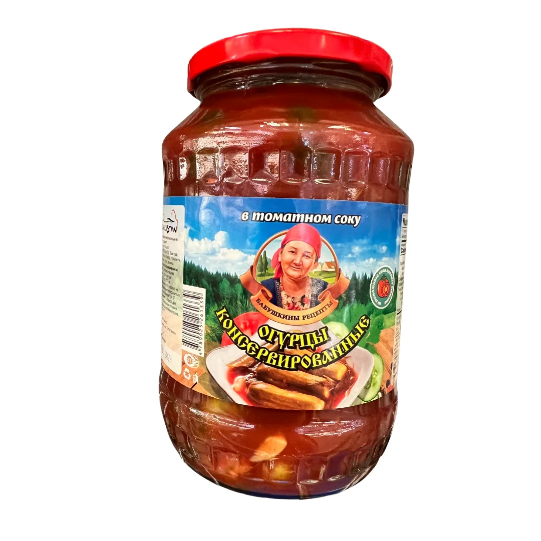 "GRANDMA'S RECIPE" CUCUMBERS IN TOMATO JUICE 1L