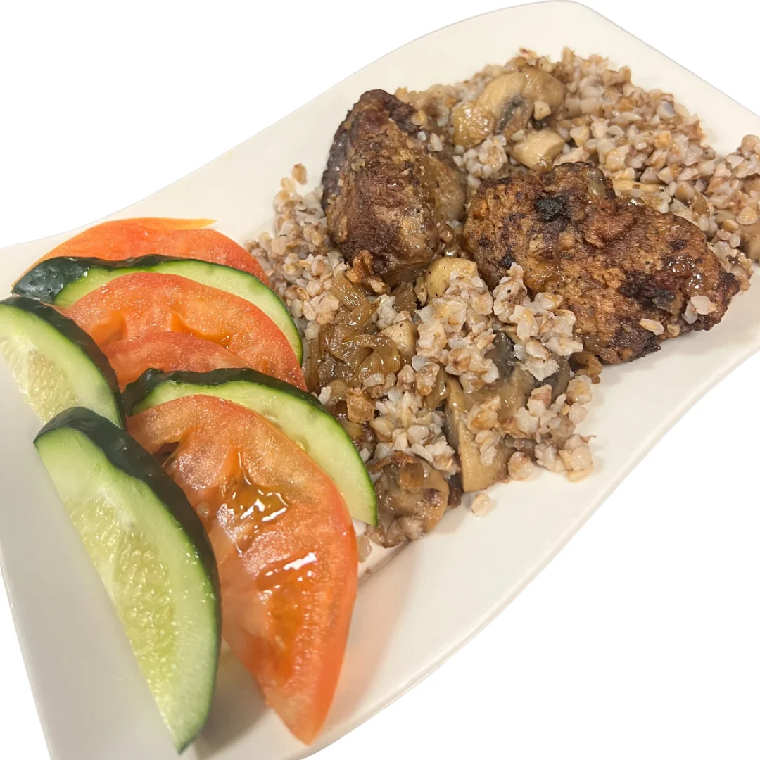 BUCKWHEAT WITH CHICKEN LIVER