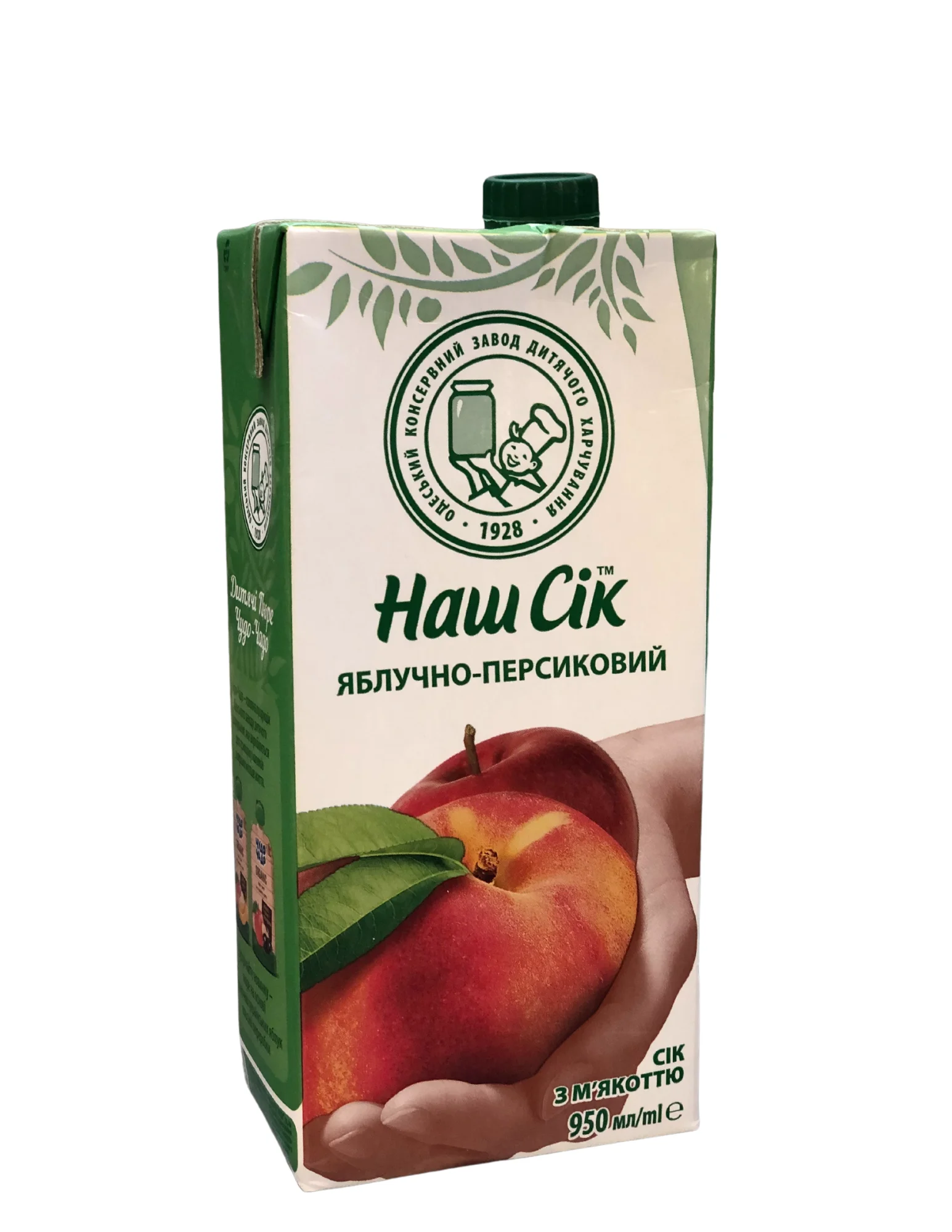 NASH SOK JUICE APPLE-PEACH 950ML