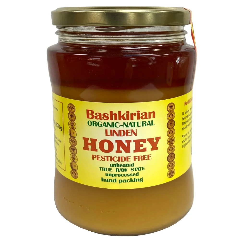 BASHKIRIAN ORGANIC LINDEN HONEY 908G