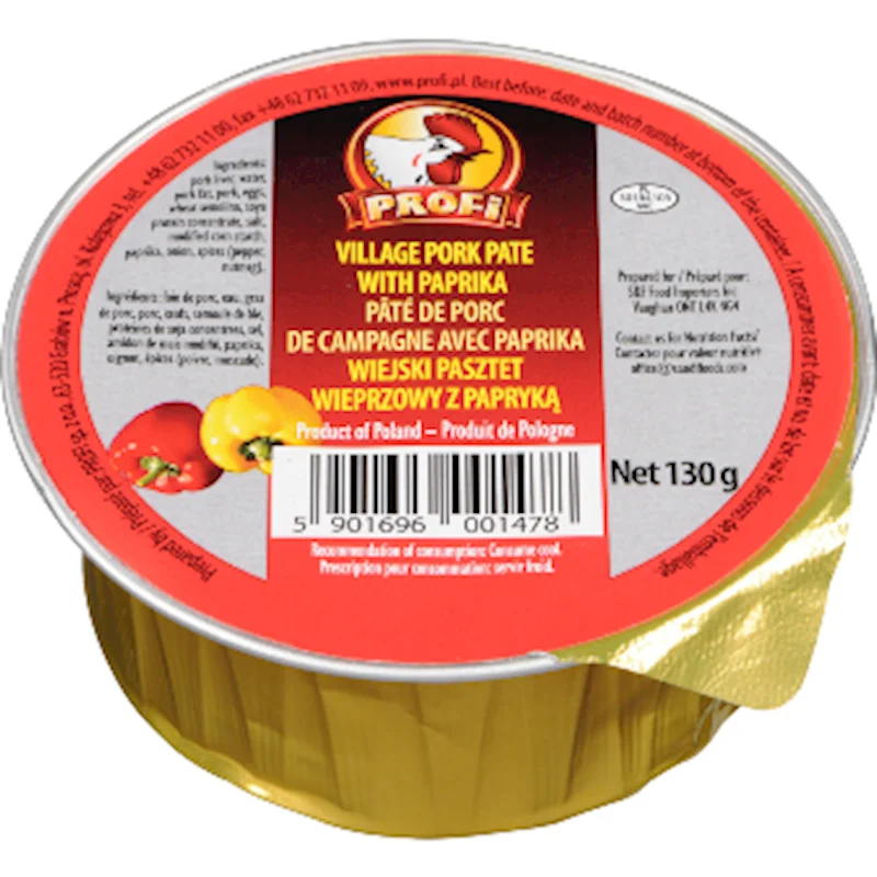 PORK Pate FIRMOVY W PAPRIKA 130 G PROFI