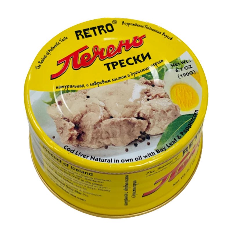 COD LIVER 190 GR E/O RETRO